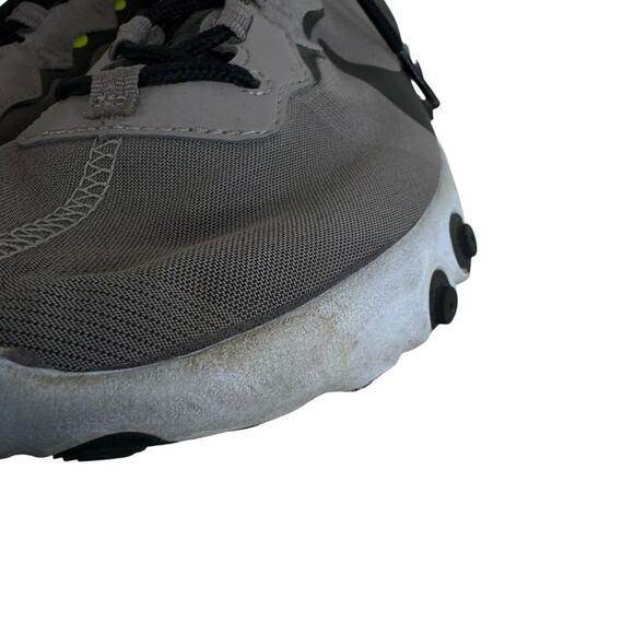 Nike React Element 55 Pumice Fabric Lace Up Lightweight Tennis Shoes Mens Sz 10 - Picture 4 of 8
